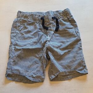 H&M‎ Navy and White Striped Shorts